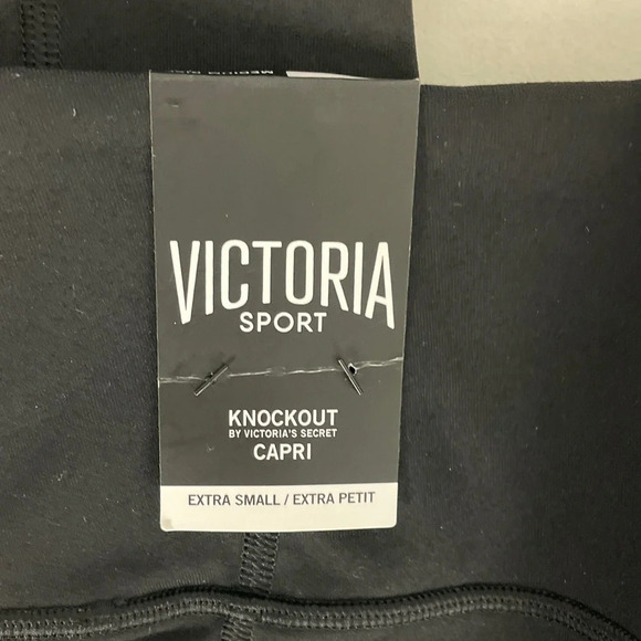 Victoria's Secret NWT Victoria Sport Knockout Leggings Size XS  Black Activewear - Picture 7 of 9